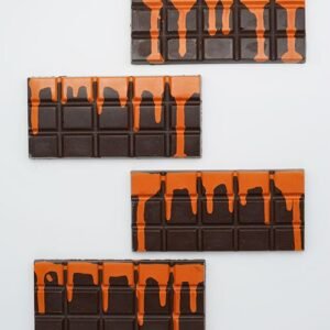 ORANGE ZEST VEGAN DRIP MUSHROOM CHOCOLATE BAR