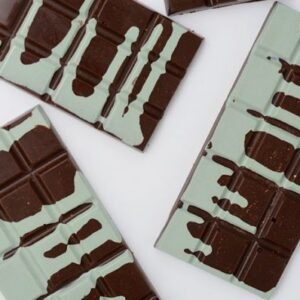 PEPPERMINT TWIST VEGAN DRIP MUSHROOM CHOCOLATE BAR