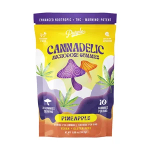 Purple Cannadelic Microdose Gummies