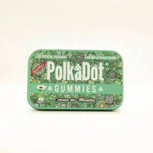 Polkadot Creme de Menthe Gummies