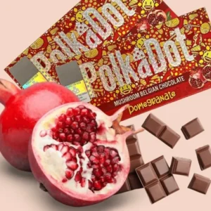 Polkadot Pomegranate Chocolate bar