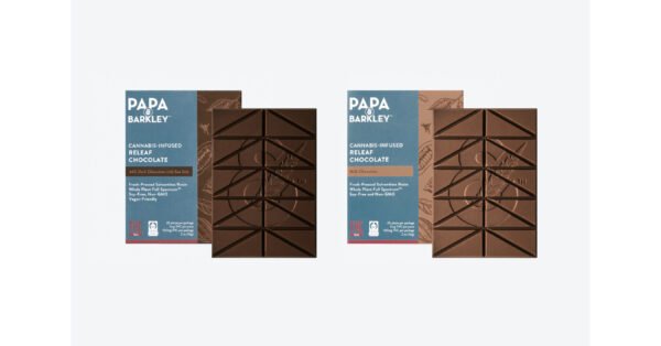 Dark Chocolate Bar with Sea Salt - Papa & Barkley